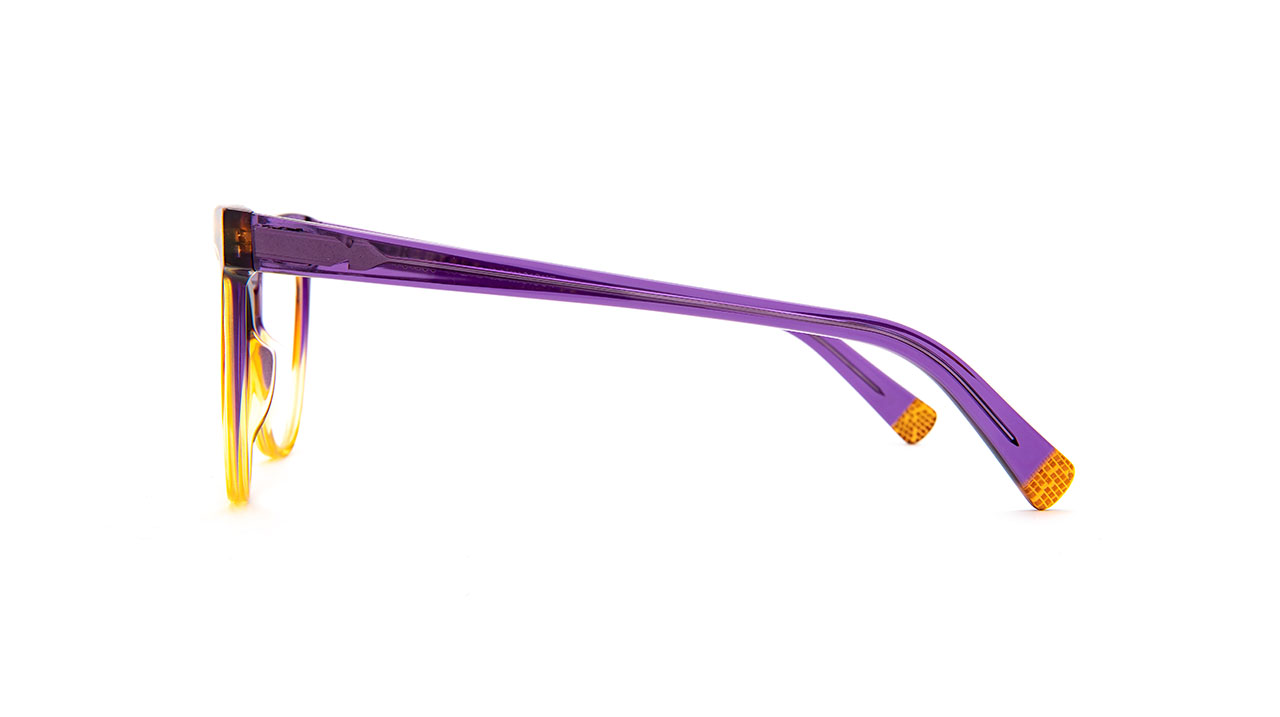 Paire de lunettes de vue Lamarca Fusioni 92 couleur mauve - Côté droit - Doyle