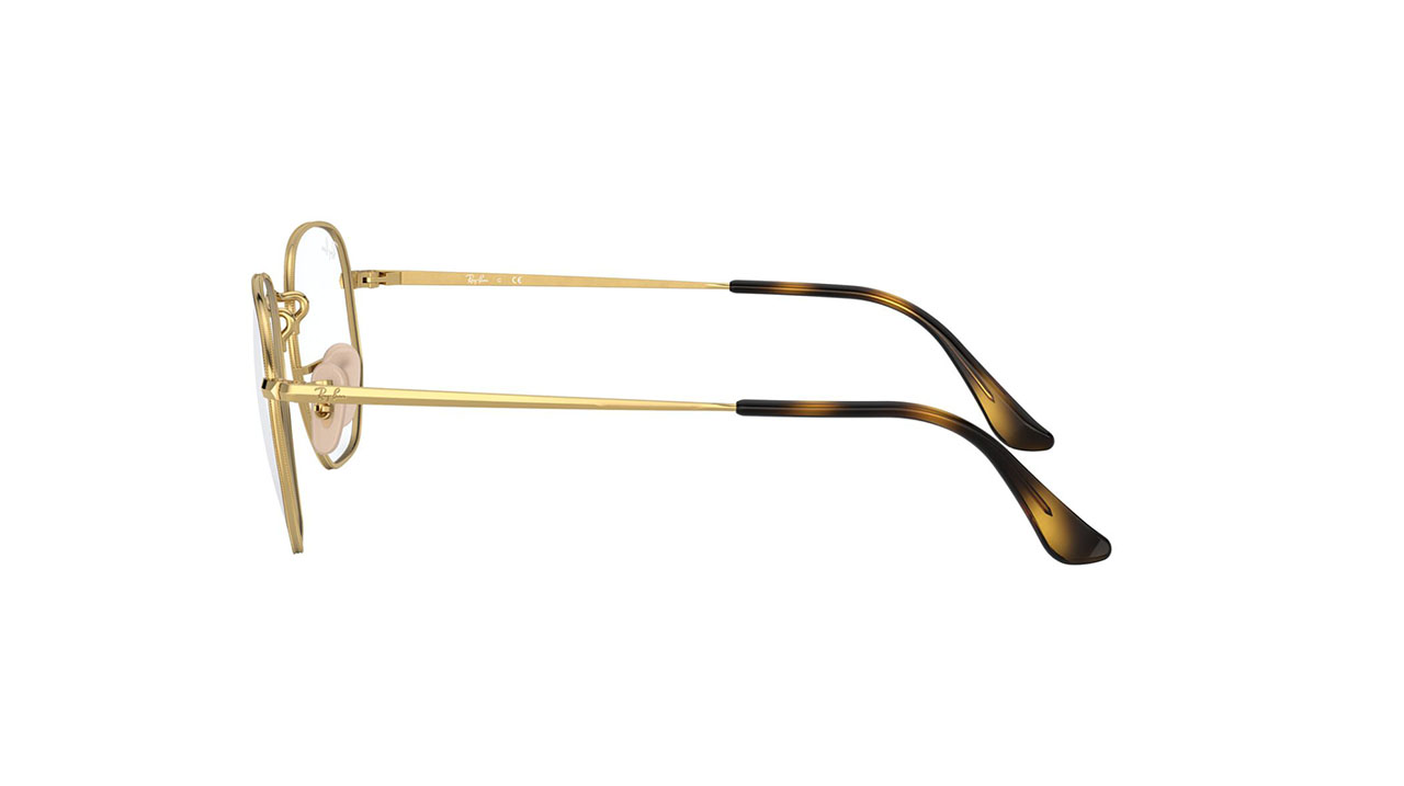 Paire de lunettes de vue Ray-ban Rx6448 couleur bronze - Côté droit - Doyle