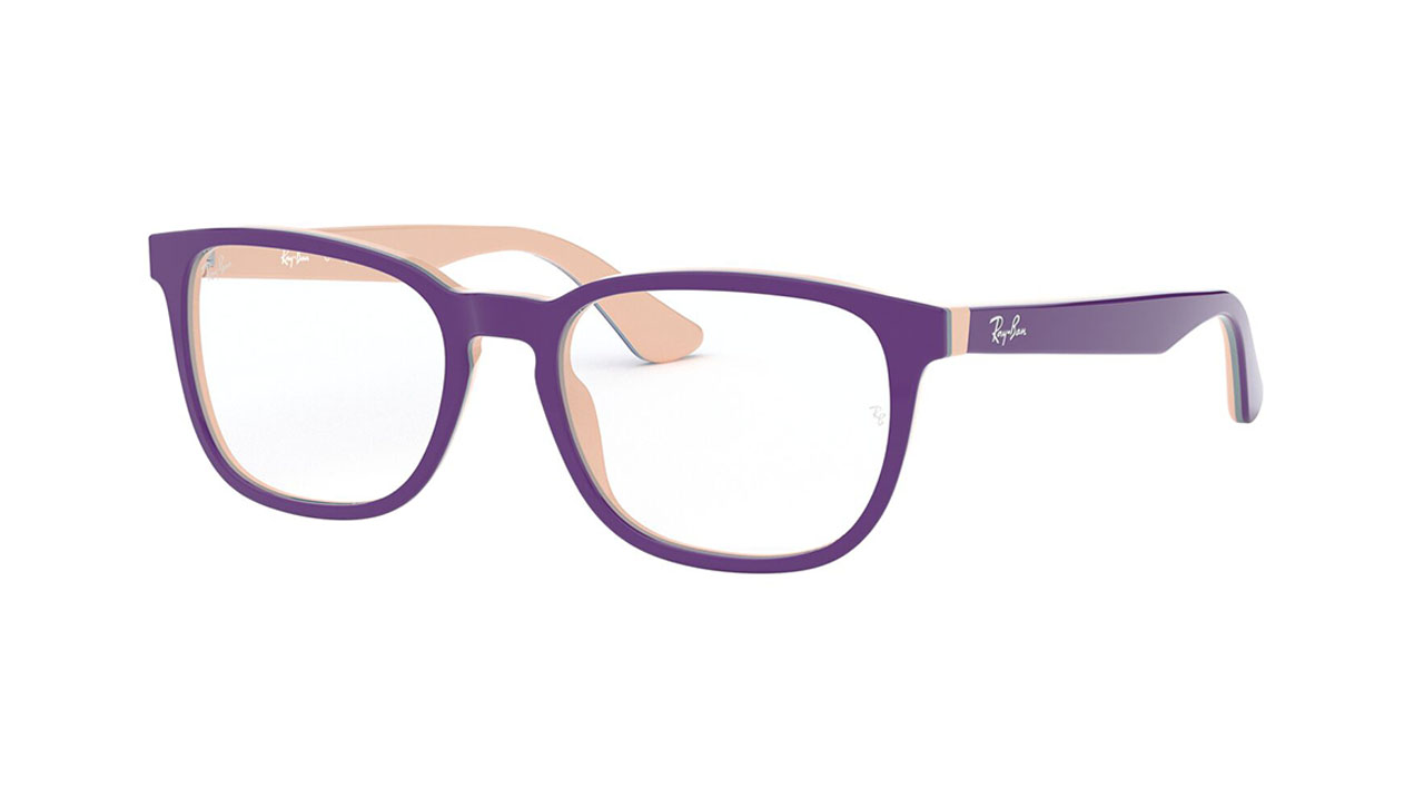Paire de lunettes de vue Ray-ban-junior Ry1592 couleur mauve - Côté à angle - Doyle