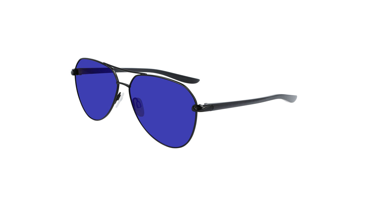 Paire de lunettes de soleil Nike City aviator m dj0887 couleur noir - Côté à angle - Doyle