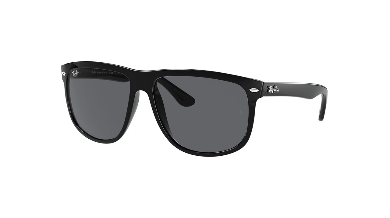 Paire de lunettes de soleil Ray-ban Rb4147 couleur noir - Côté à angle - Doyle