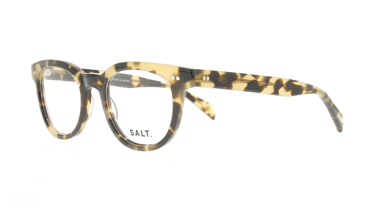 Paire de lunettes de vue Salt James couleur brun - Côté à angle - Doyle