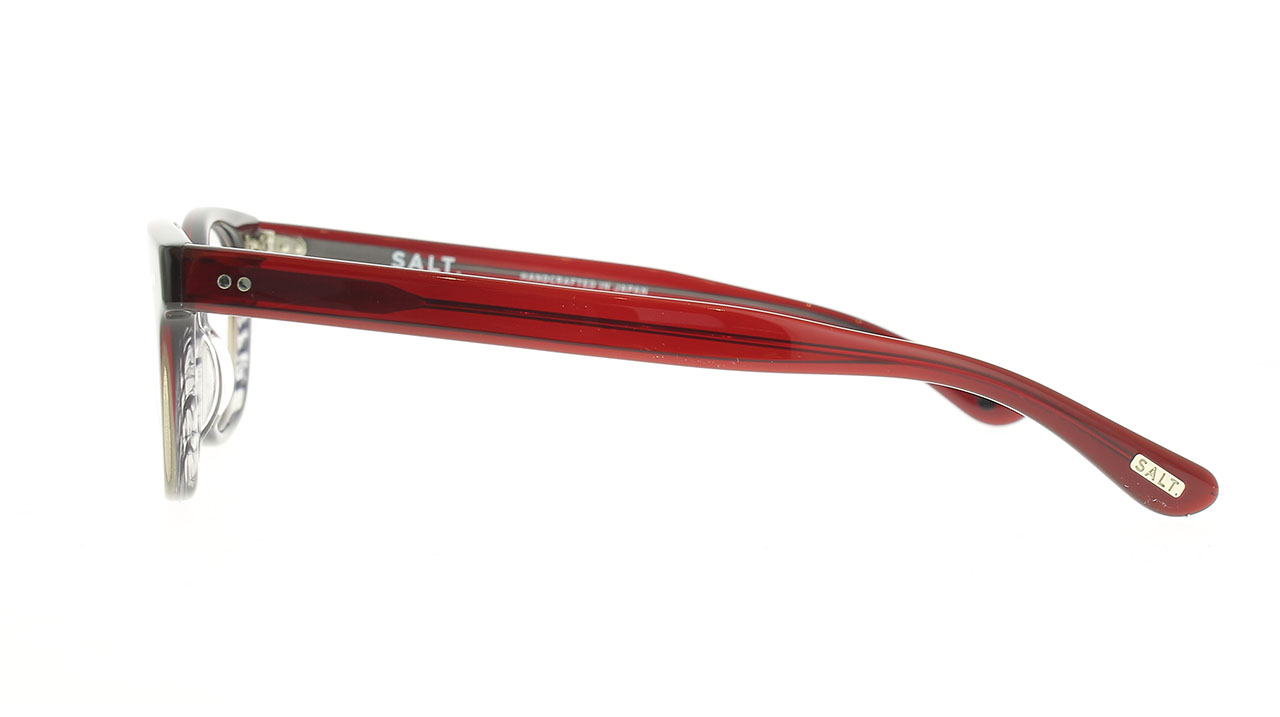 Paire de lunettes de vue Salt Landry couleur rouge - Côté droit - Doyle