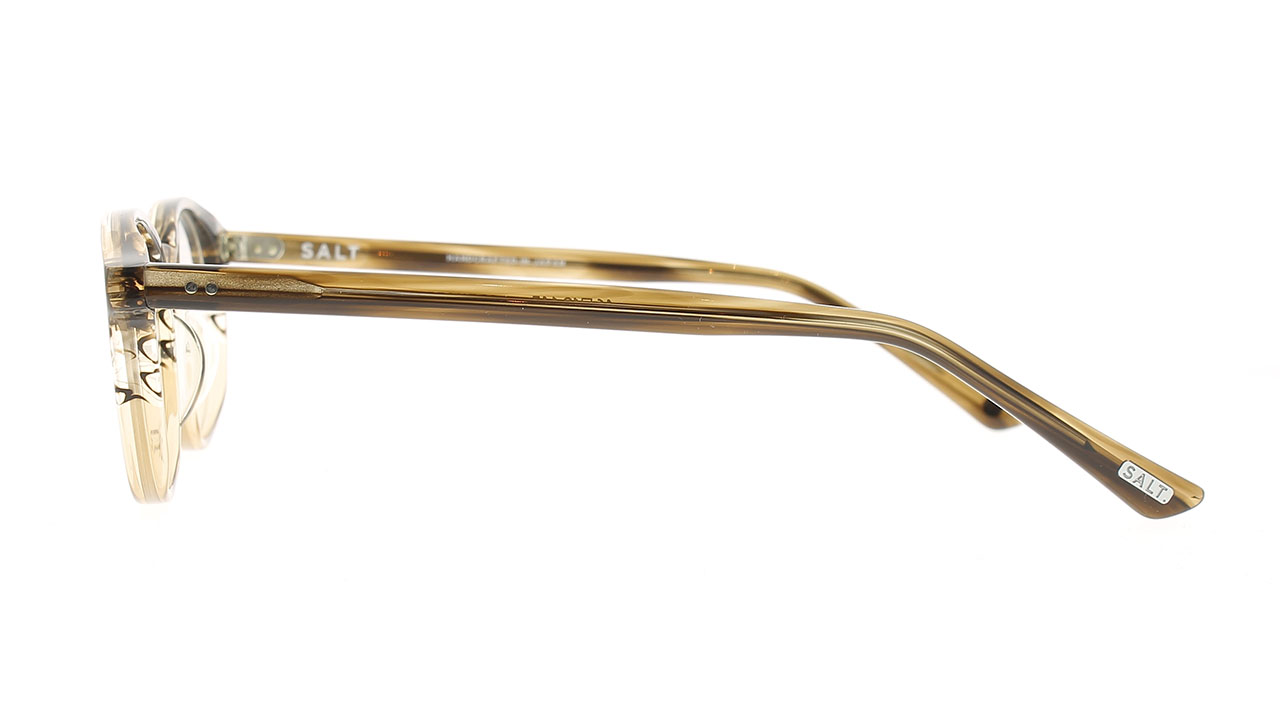 Paire de lunettes de vue Salt Spencer 46 couleur brun - Côté droit - Doyle