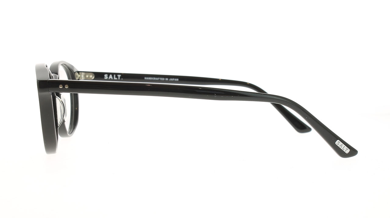 Paire de lunettes de vue Salt Spencer 48 couleur noir - Côté droit - Doyle