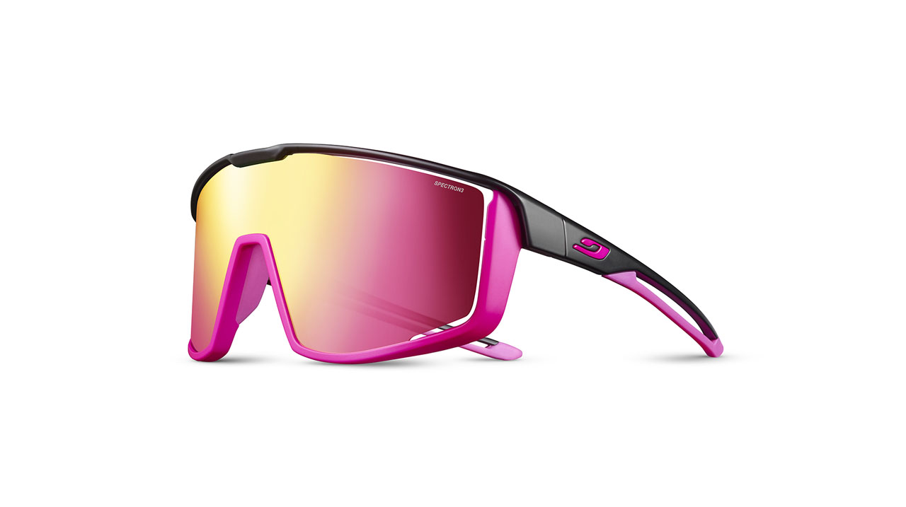 Paire de lunettes de soleil Julbo Js531 fury couleur rose - Côté à angle - Doyle