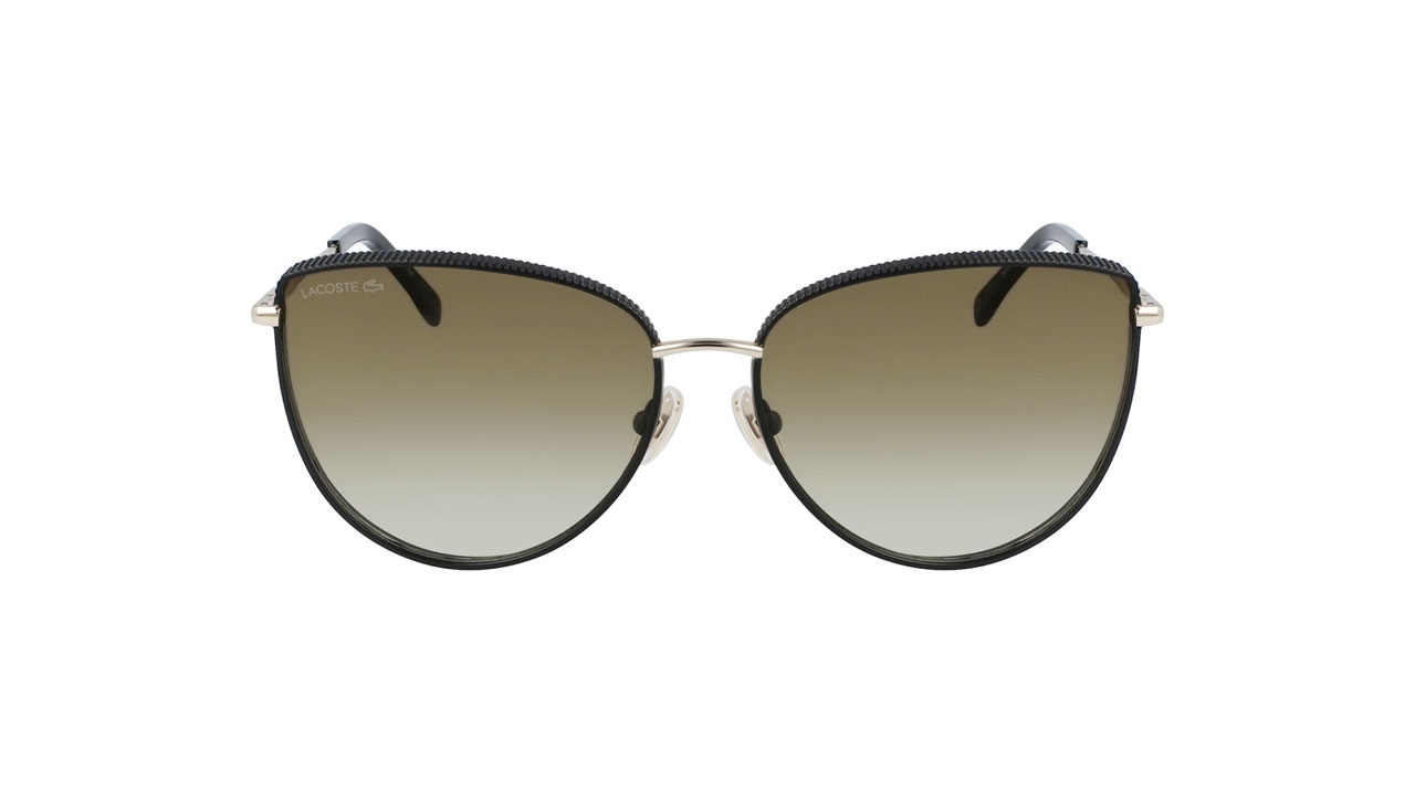 Paire de lunettes de soleil Lacoste L230s couleur noir - Doyle