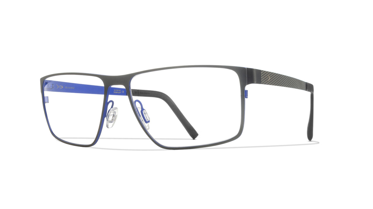 Paire de lunettes de vue Blackfin Bf935 skansen couleur gris - Côté à angle - Doyle