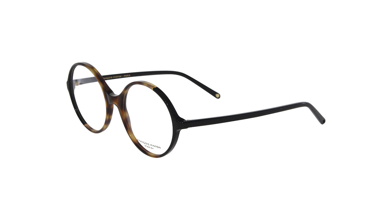 Paire de lunettes de vue Francois-pinton Kaprice 3 couleur brun - Côté à angle - Doyle