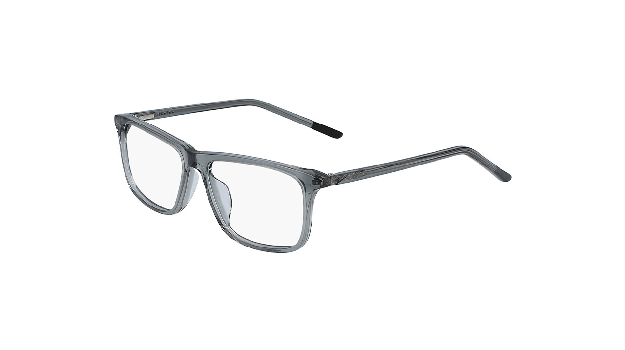 Paire de lunettes de vue Nike 5541 couleur gris - Côté à angle - Doyle
