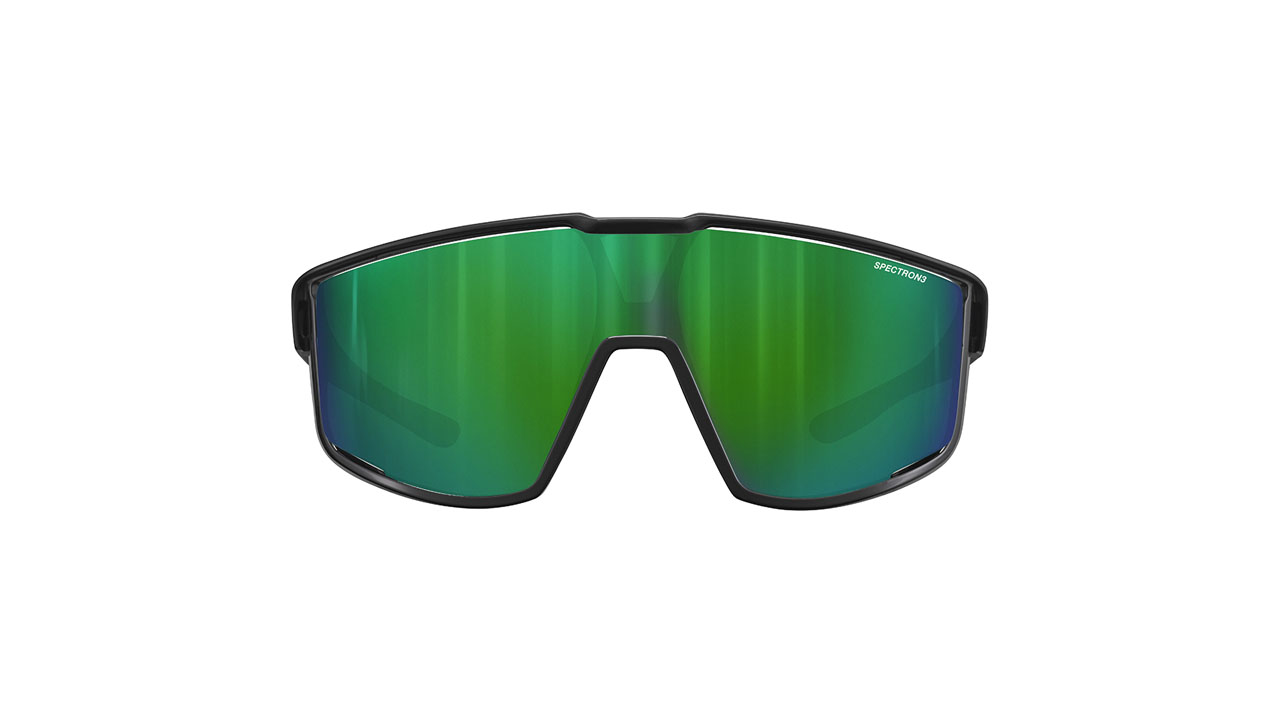 Paire de lunettes de soleil Julbo Js531 fury couleur vert - Côté à angle - Doyle