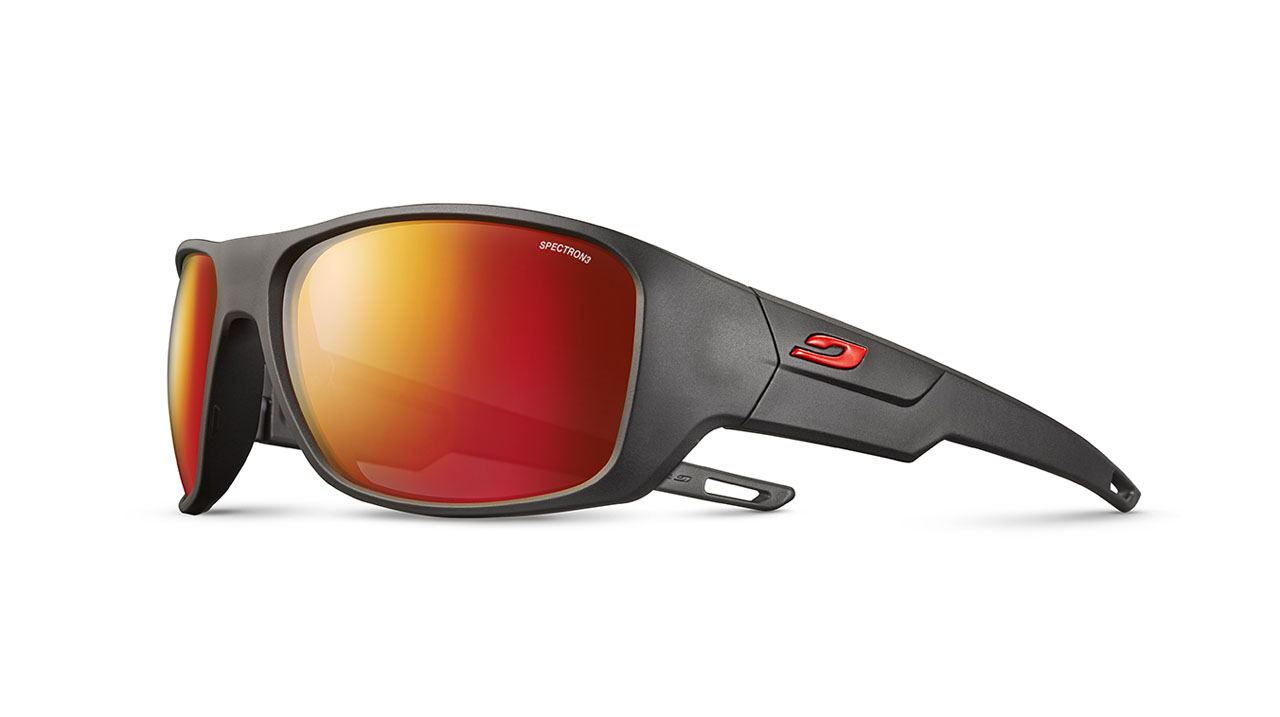 Paire de lunettes de soleil Julbo Js545 rookie 2 couleur noir - Côté à angle - Doyle