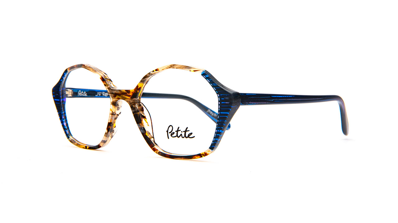 Paire de lunettes de vue Jf-rey-petite Pa077 couleur marine - Côté à angle - Doyle