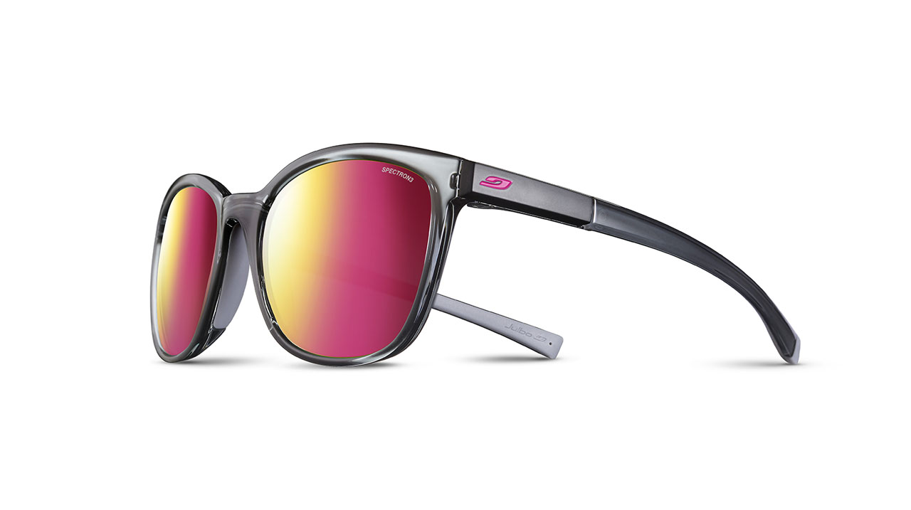 Paire de lunettes de soleil Julbo Js529 spark couleur graphite - Côté à angle - Doyle