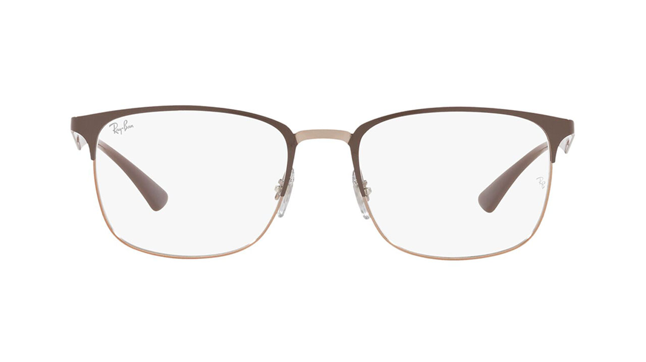 Paire de lunettes de vue Ray-ban Rx6421 couleur brun - Doyle