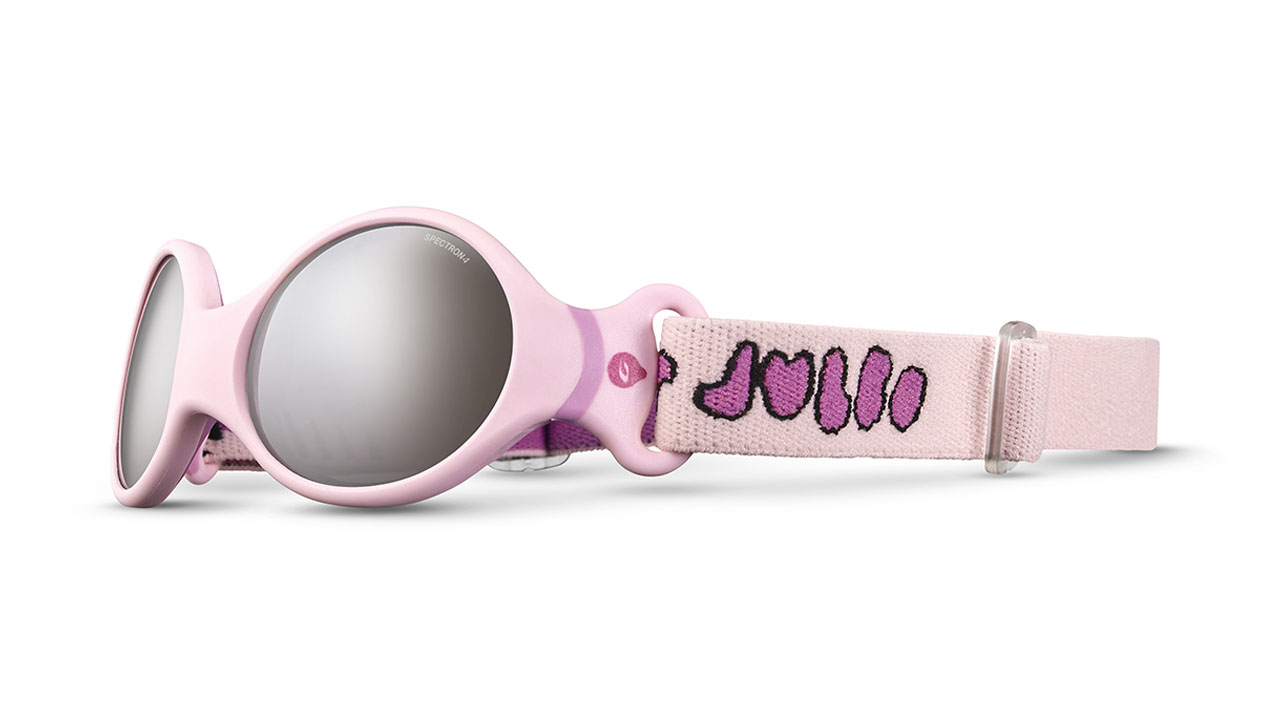 Paire de lunettes de soleil Julbo Js532 loop s couleur rose - Côté à angle - Doyle