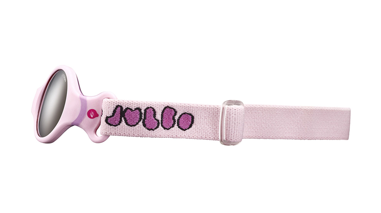 Paire de lunettes de soleil Julbo Js532 loop s couleur rose - Côté droit - Doyle