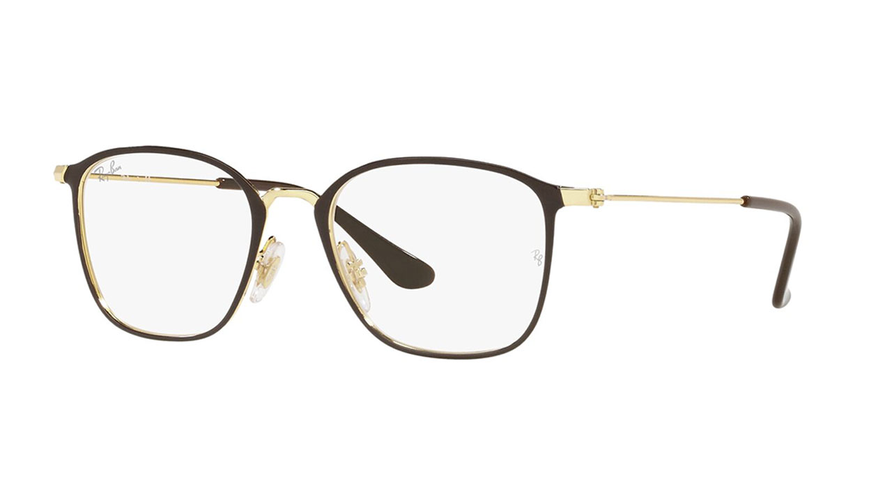 Paire de lunettes de vue Ray-ban-junior Ry1056 couleur noir - Côté à angle - Doyle