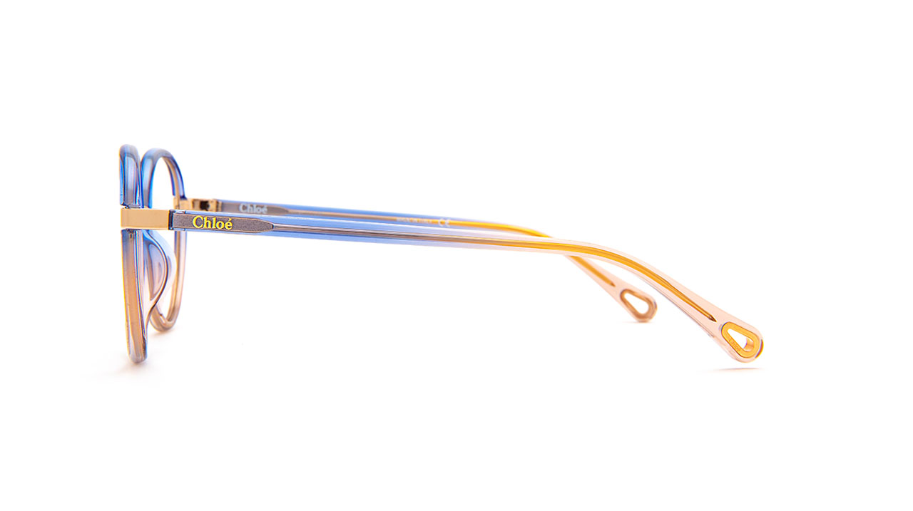 Paire de lunettes de vue Chloe Ch0033o couleur bleu - Côté droit - Doyle