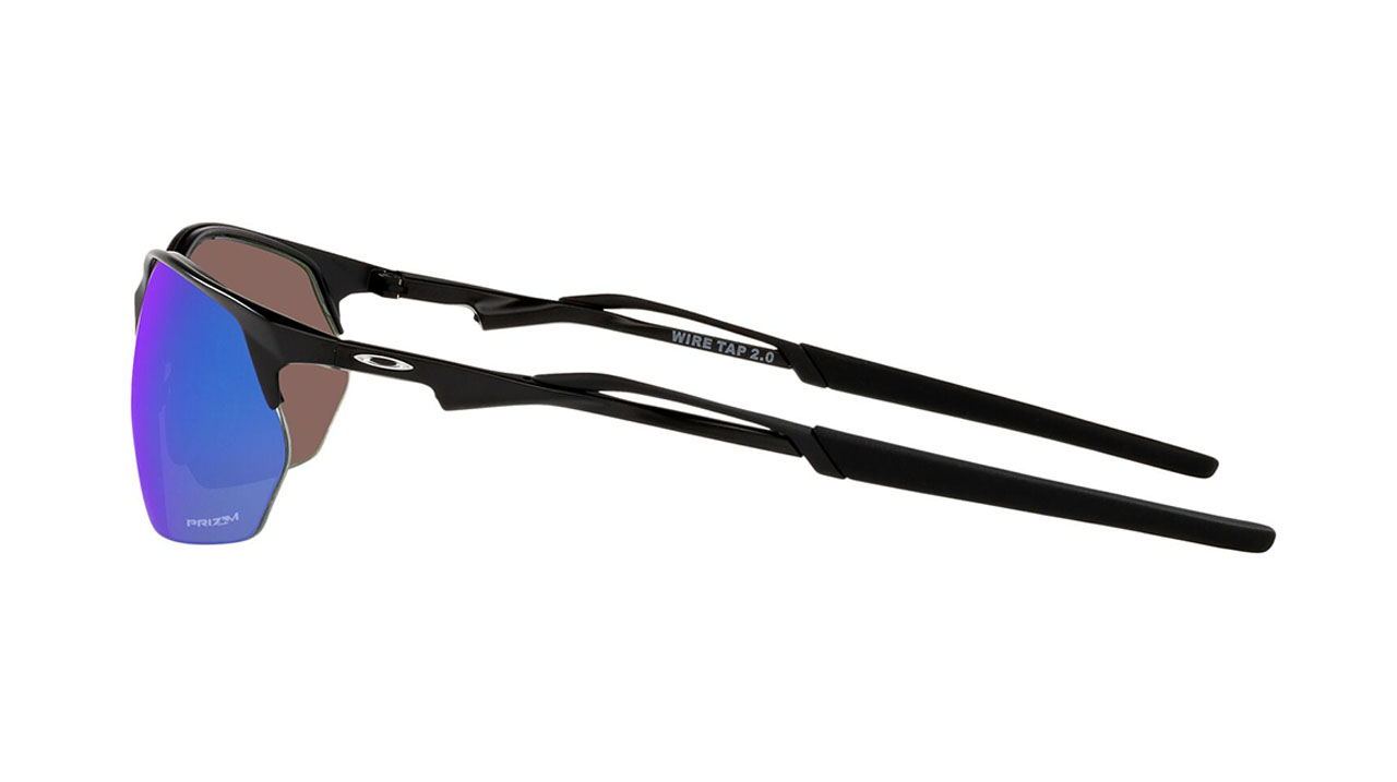 Paire de lunettes de soleil Oakley Wire tap 2.0 004145-0460 couleur noir - Côté droit - Doyle