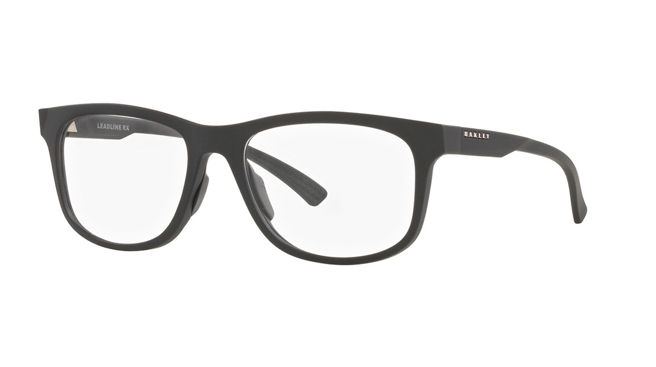 Paire de lunettes de vue Oakley Leadline rx ox8175-0152 couleur noir - Côté à angle - Doyle
