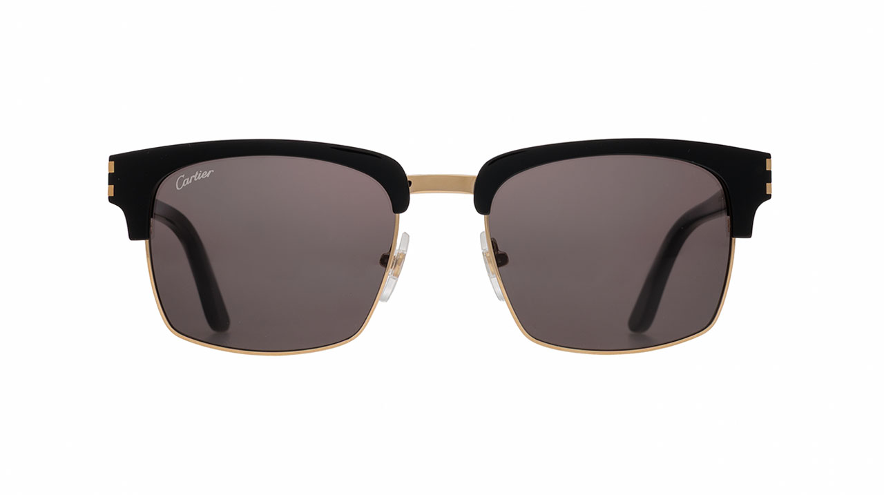 Sunglasses Cartier Ct0132s, black gold colour - Doyle