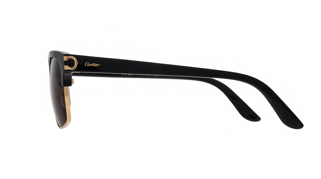 Sunglasses Cartier Ct0132s, black gold colour - Doyle