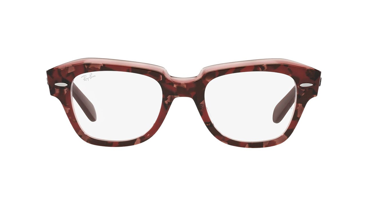 Paire de lunettes de vue Ray-ban Rx5486 couleur mauve - Doyle