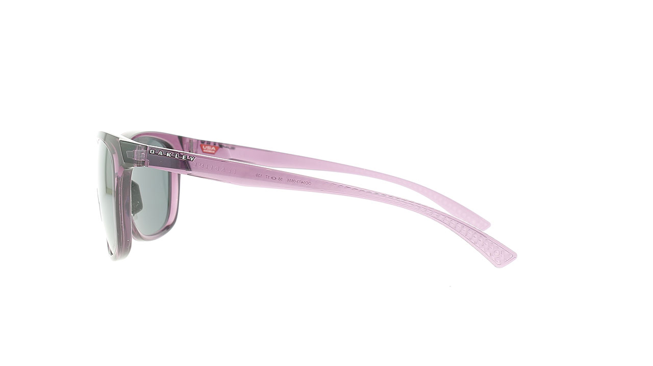 Paire de lunettes de soleil Oakley Leadline 009473-06 couleur mauve - Côté droit - Doyle