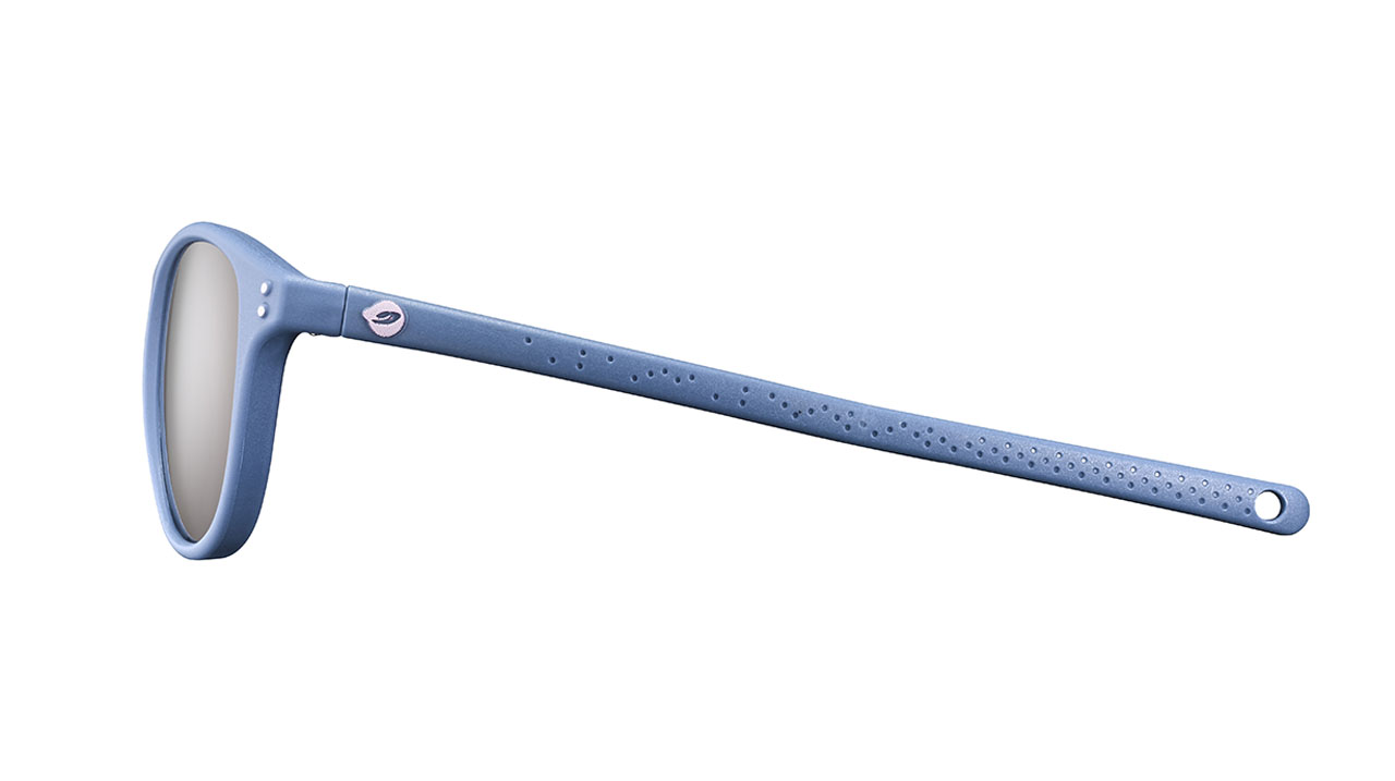 Paire de lunettes de soleil Julbo Js538 nollie couleur bleu - Côté droit - Doyle