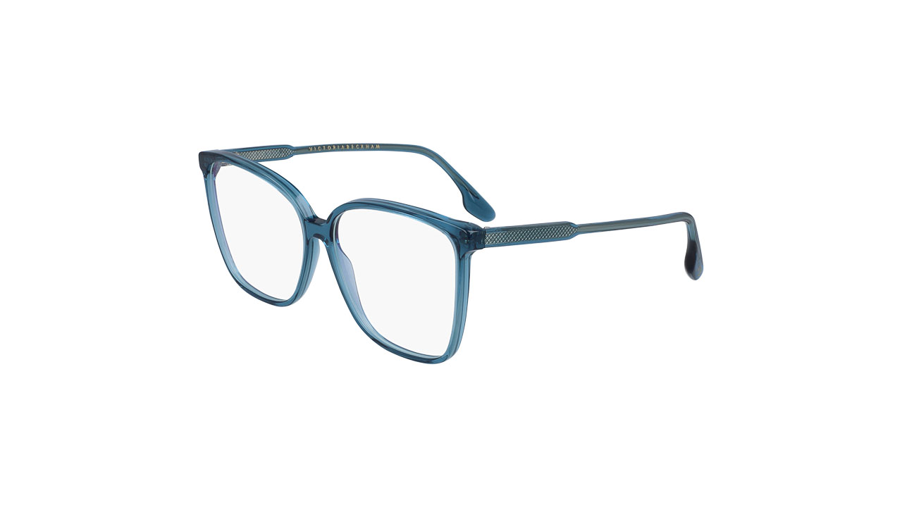 Paire de lunettes de vue Victoria-beckham Vb2603 couleur bleu - Côté à angle - Doyle