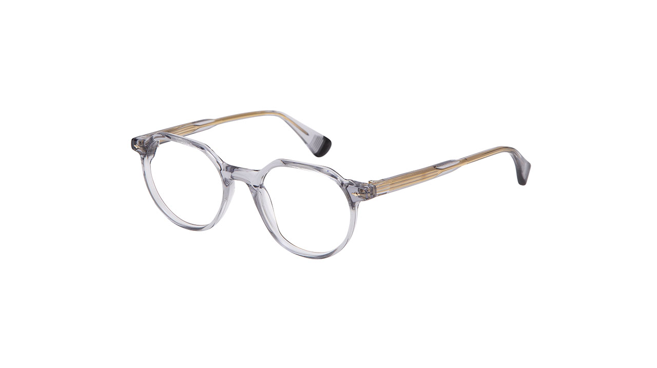 Paire de lunettes de vue Gigi-studios Lynch couleur marine - Côté à angle - Doyle