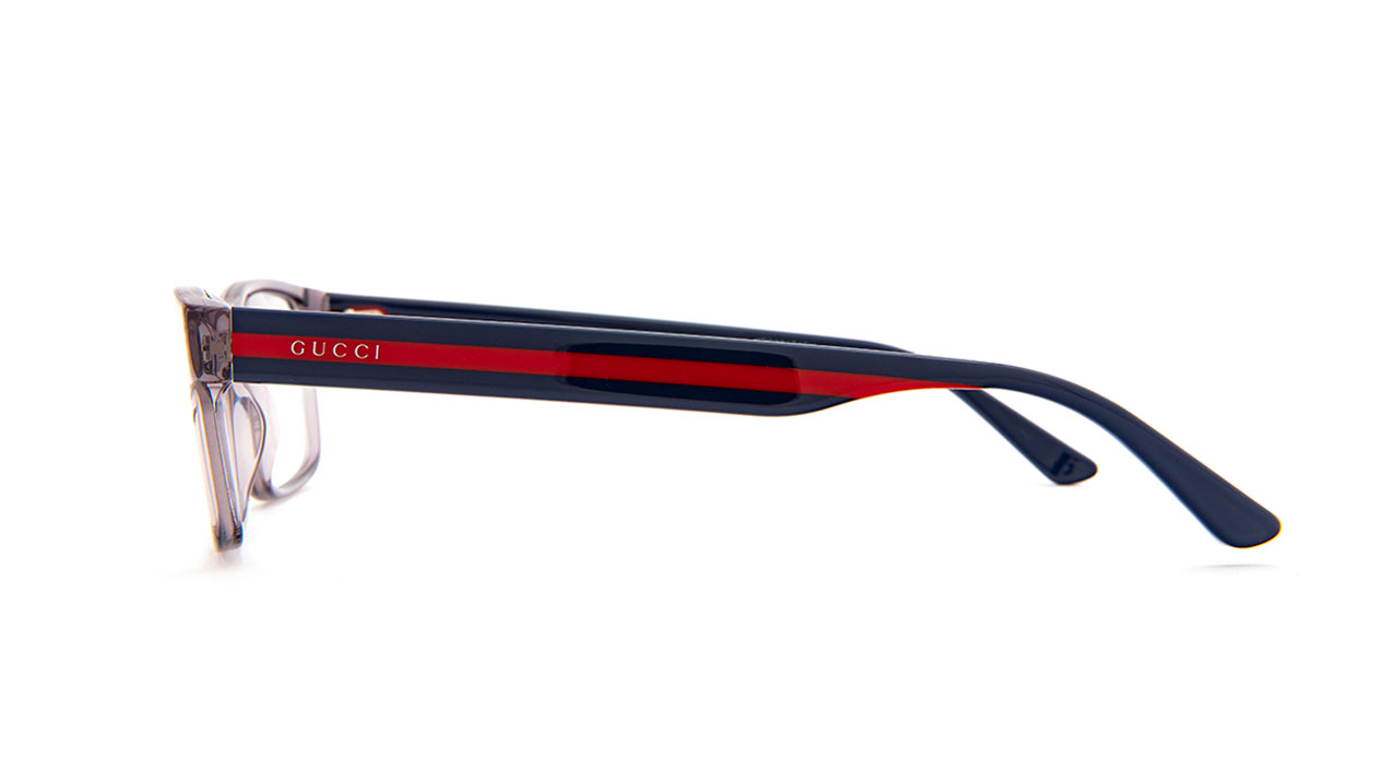 Paire de lunettes de vue Gucci Gg0752o couleur gris - Côté droit - Doyle