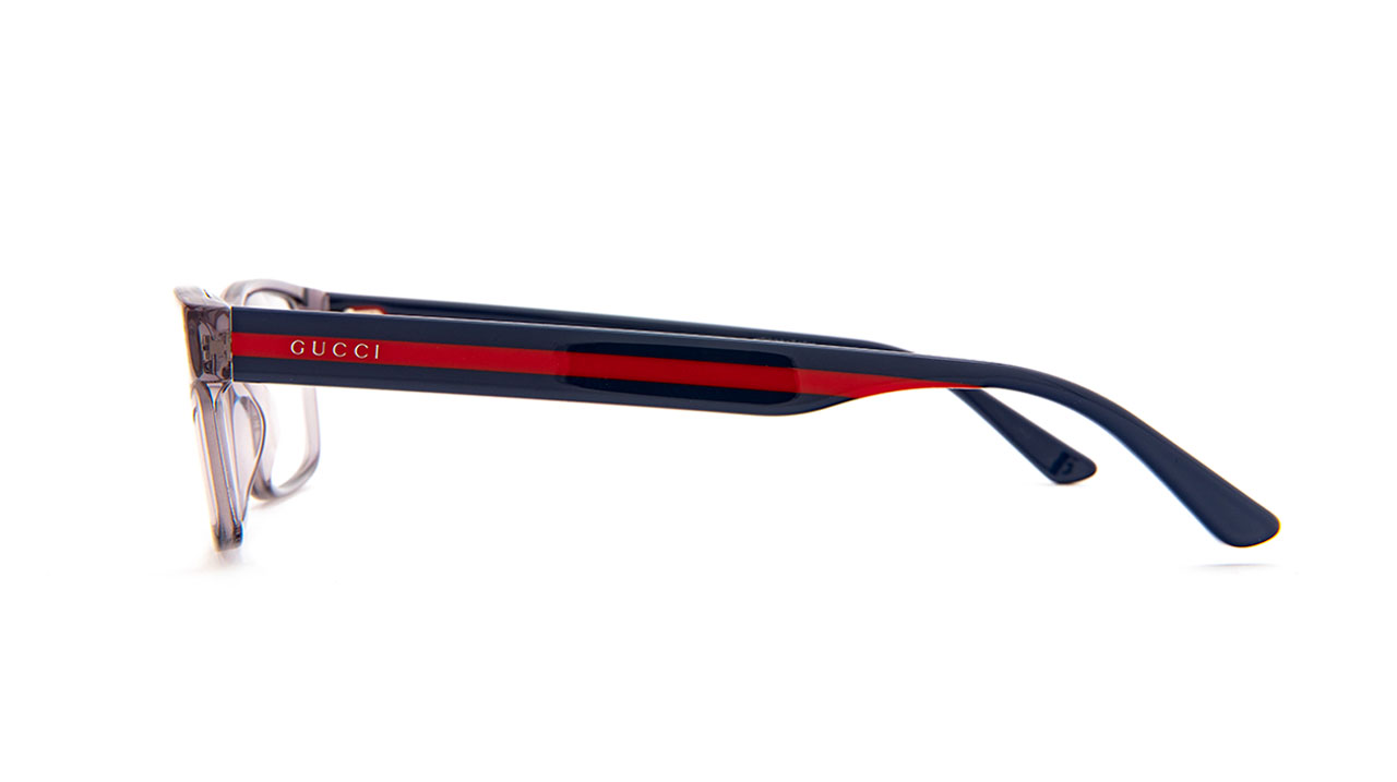 Paire de lunettes de vue Gucci Gg0752o couleur marine - Côté droit - Doyle