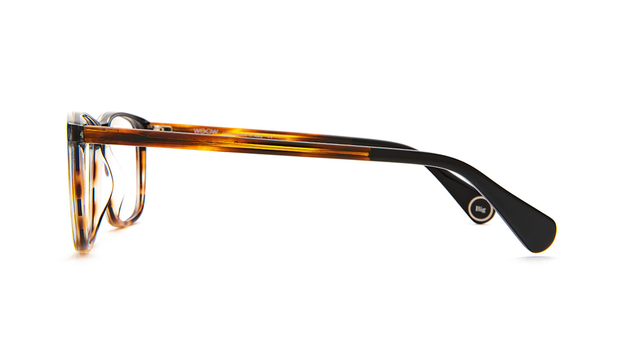 Paire de lunettes de vue Woow Dream big 3 couleur noir - Côté droit - Doyle