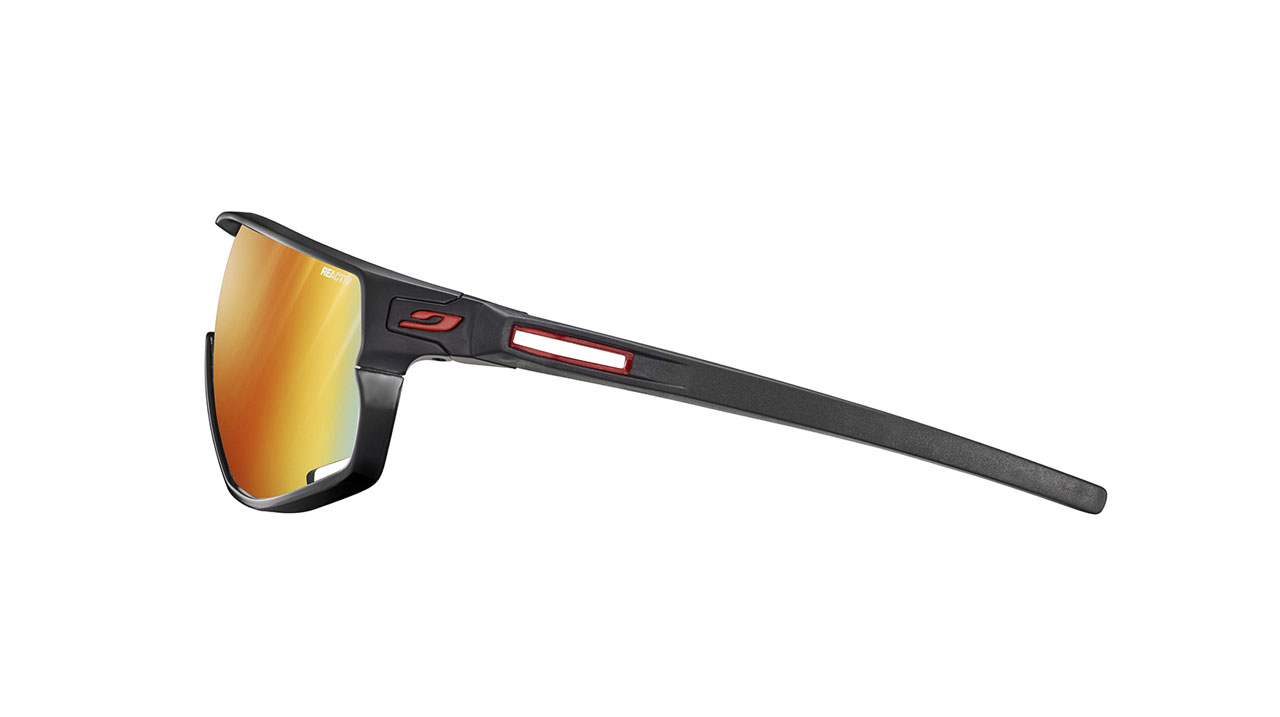 Paire de lunettes de soleil Julbo Js534 rush couleur noir - Côté droit - Doyle