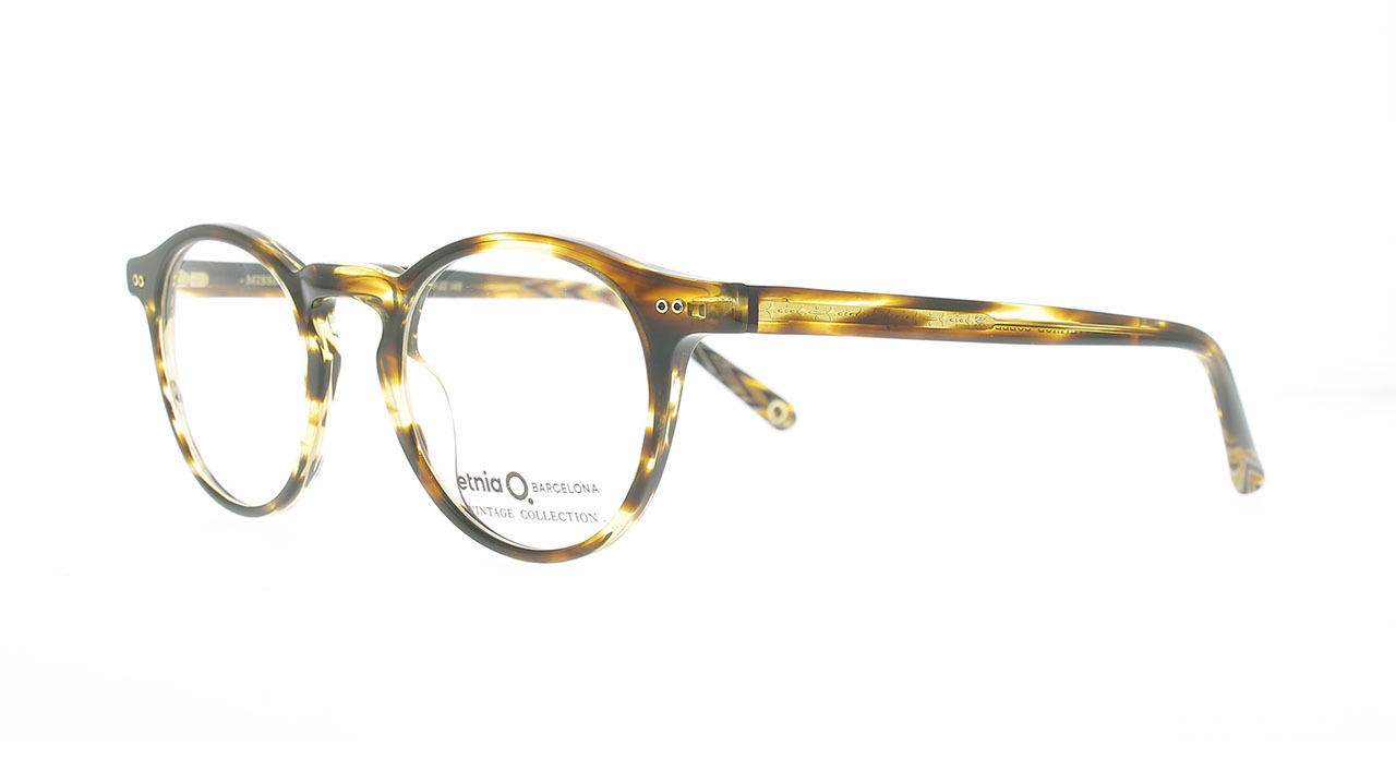 Paire de lunettes de vue Etnia-vintage Mission district ii couleur brun - Côté à angle - Doyle