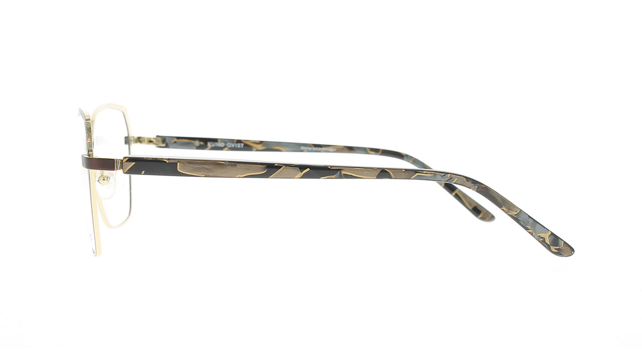 Paire de lunettes de vue Kunoqvist Thorunn couleur marine - Côté droit - Doyle