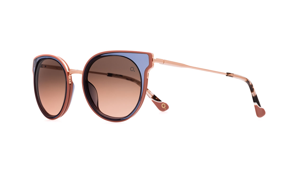 Paire de lunettes de soleil Etnia-barcelona Azores /s couleur bleu - Côté à angle - Doyle