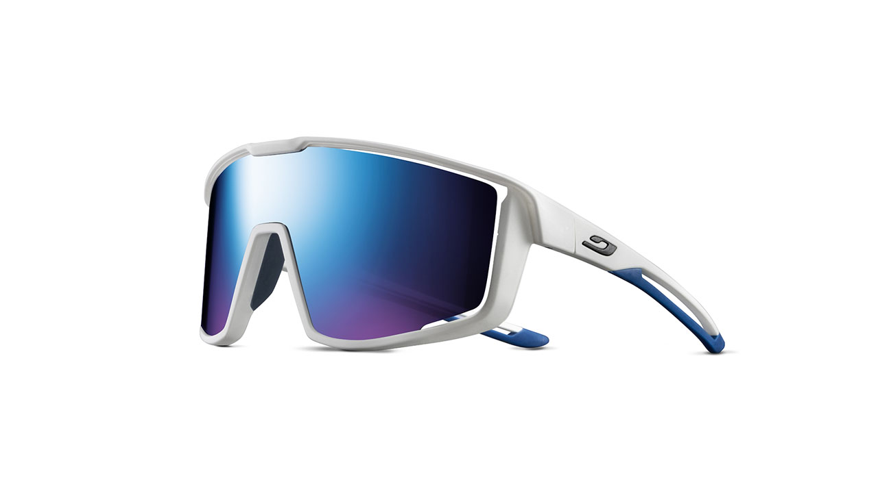 Paire de lunettes de soleil Julbo Js531 fury couleur blanc - Côté à angle - Doyle