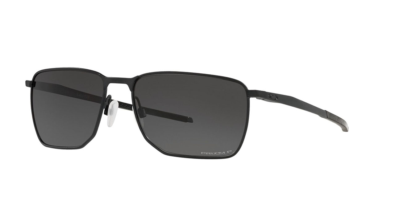 Paire de lunettes de soleil Oakley Ejector 004142-1158 couleur noir - Côté à angle - Doyle