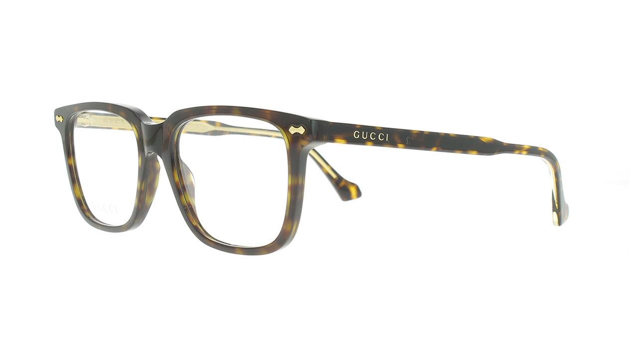 Paire de lunettes de vue Gucci Gg0737o couleur brun - Côté à angle - Doyle