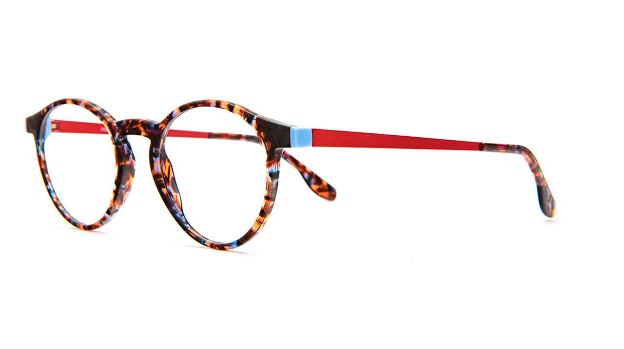 Paire de lunettes de vue Matttew-eyewear Koro couleur rouge - Côté à angle - Doyle