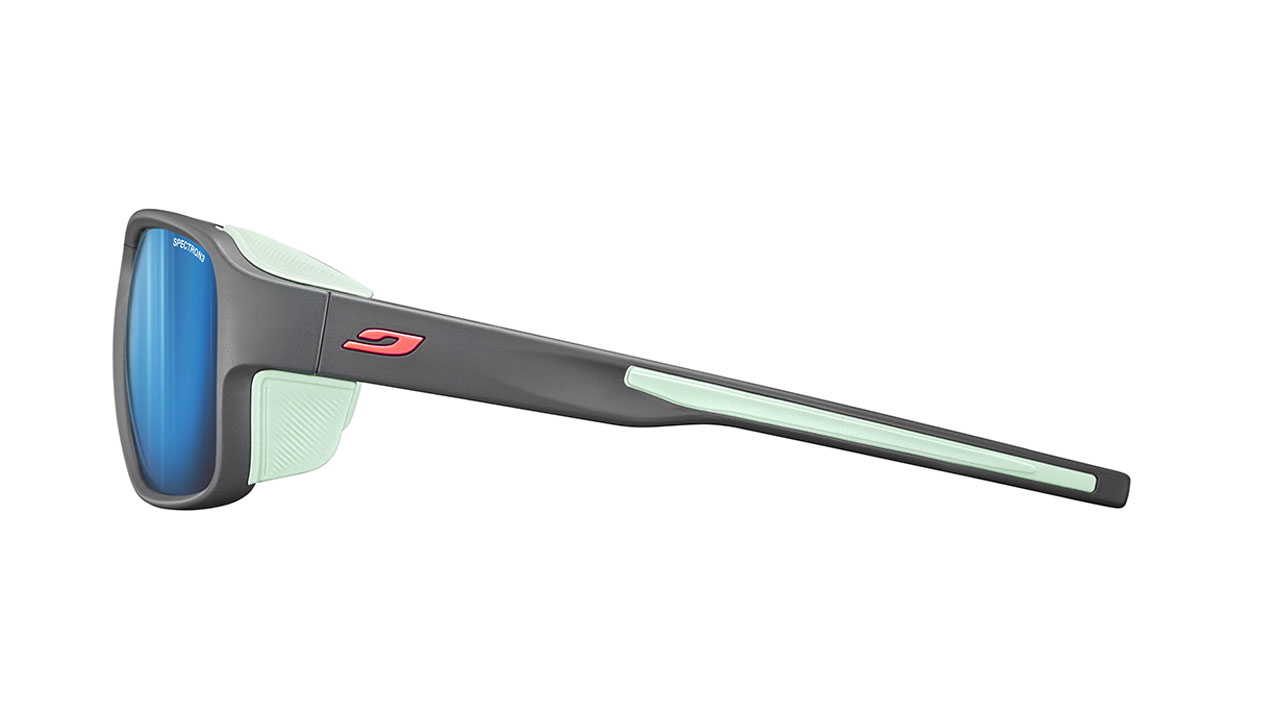 Paire de lunettes de soleil Julbo Js542 monterosa 2 couleur gris - Côté droit - Doyle