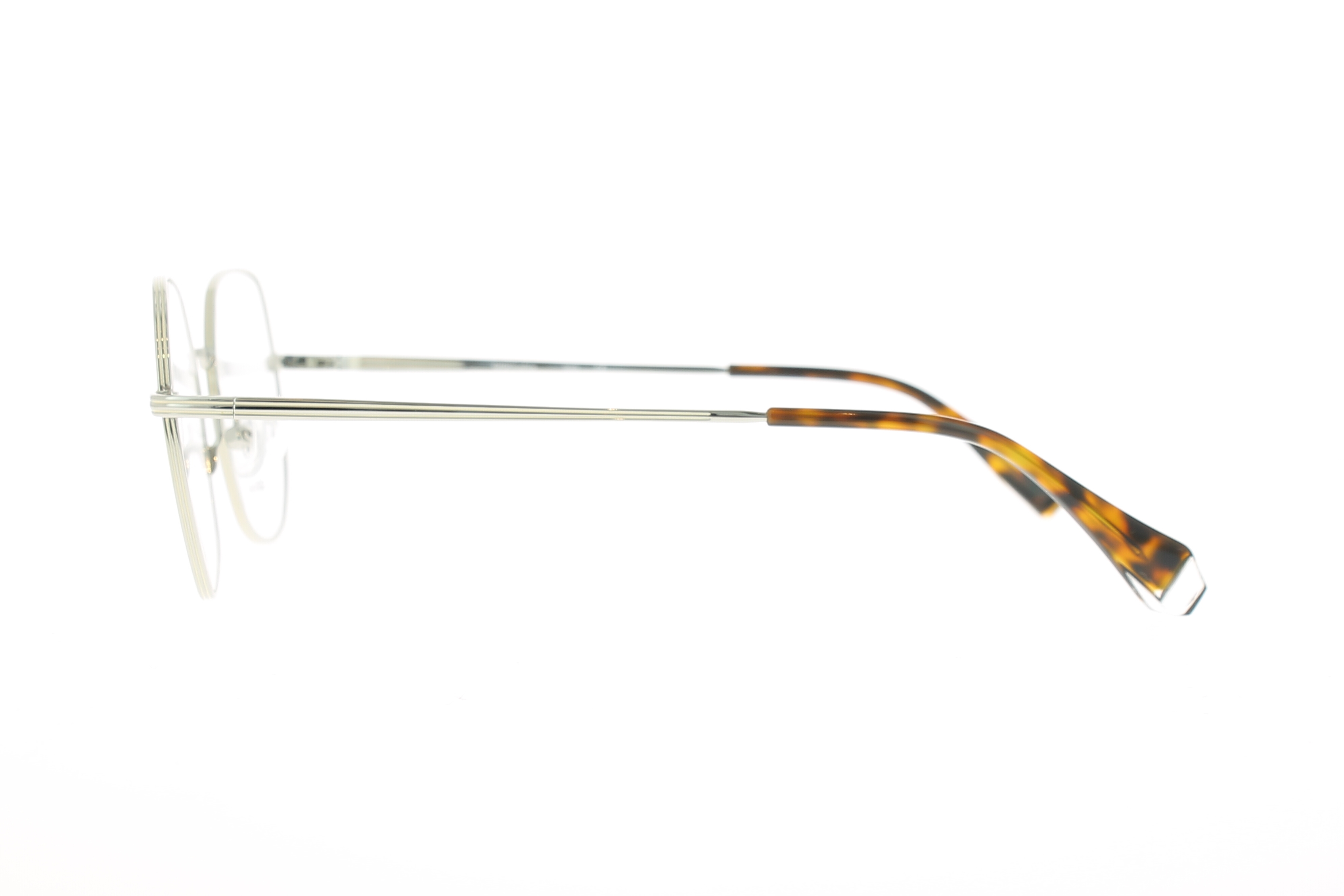 Paire de lunettes de vue Gigi-studios Coco couleur gris - Côté droit - Doyle