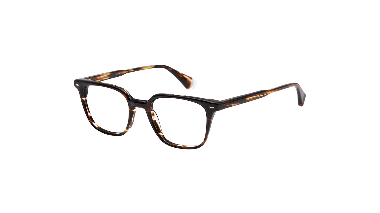 Paire de lunettes de vue Gigi-studio Joe couleur brun - Côté à angle - Doyle