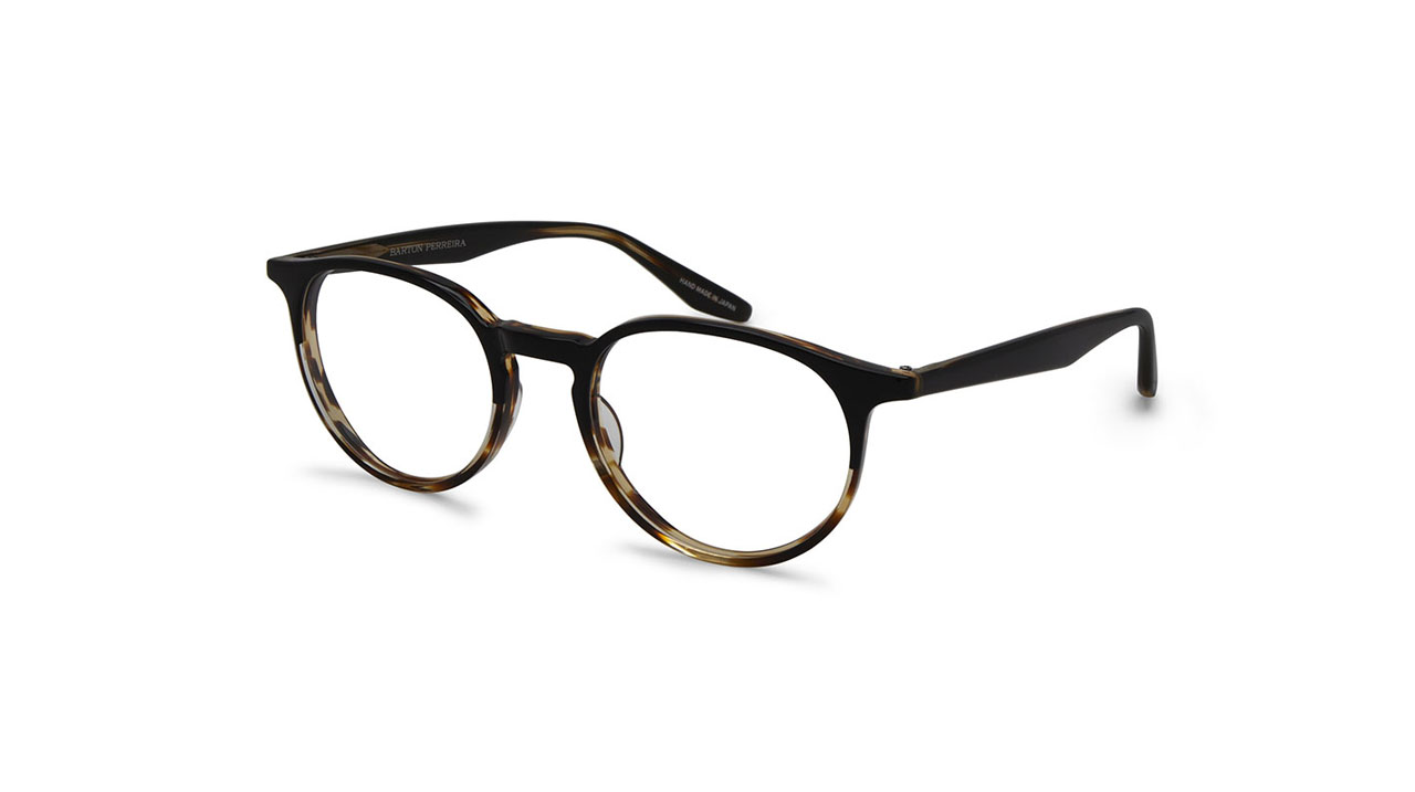 Paire de lunettes de vue Barton-perreira Norton couleur noir - Côté à angle - Doyle