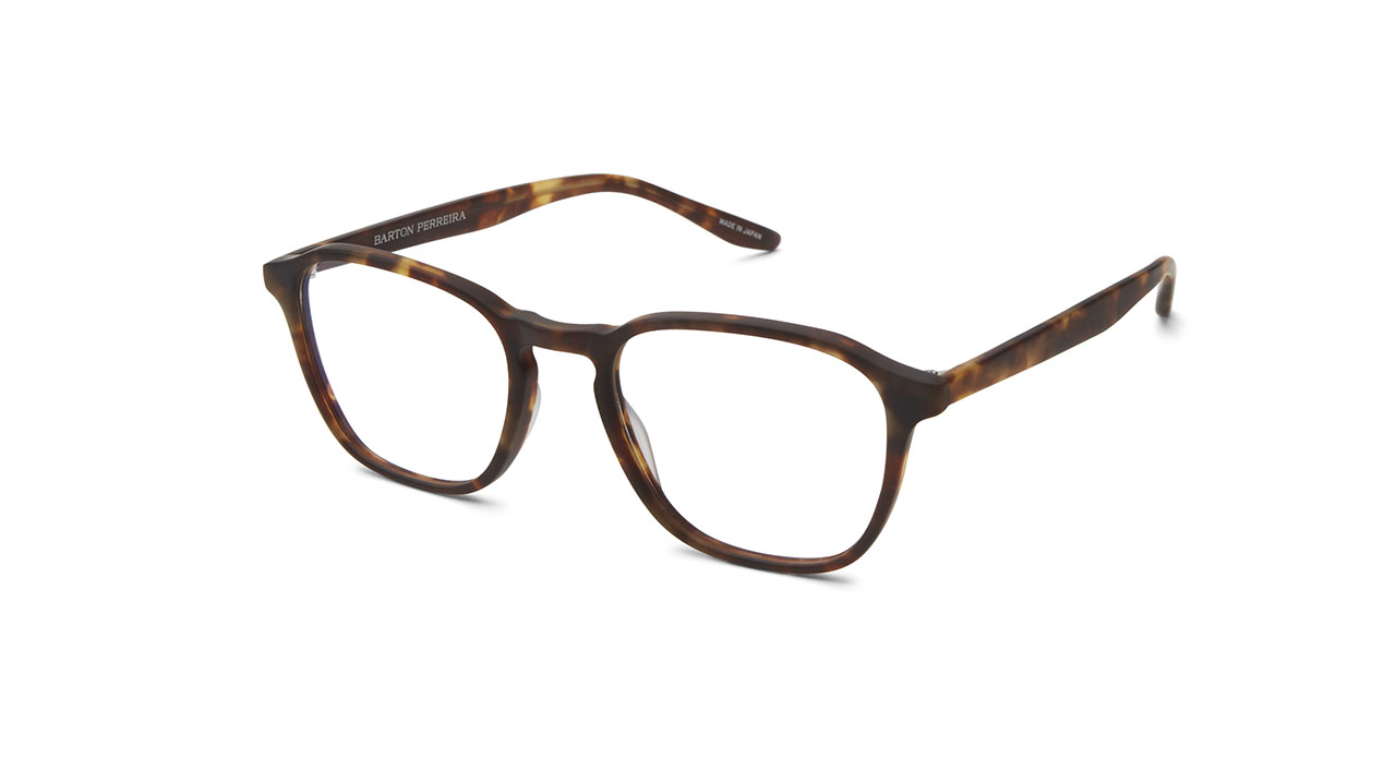Paire de lunettes de vue Barton-perreira Zorin couleur brun - Côté à angle - Doyle