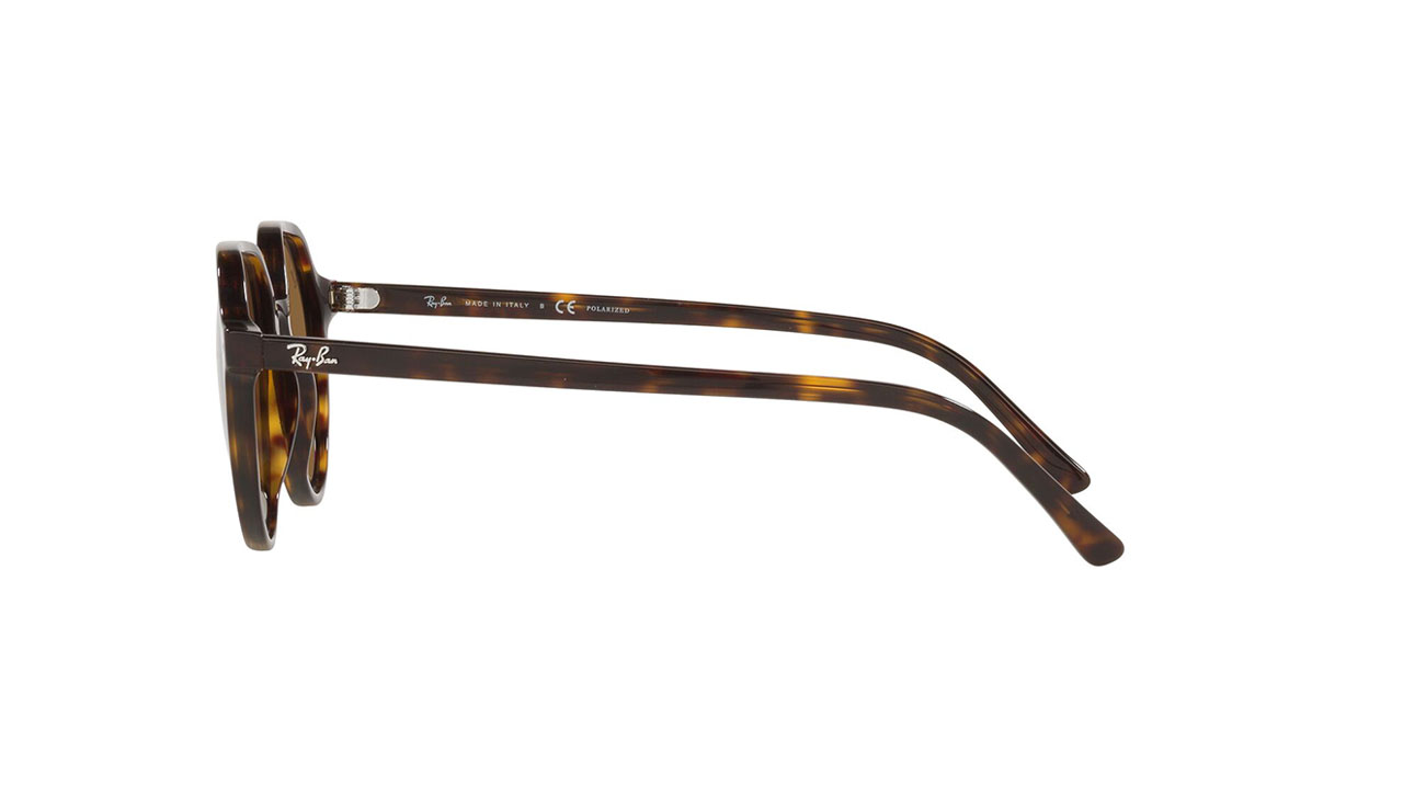 Paire de lunettes de soleil Ray-ban Rb2195 couleur brun - Côté droit - Doyle