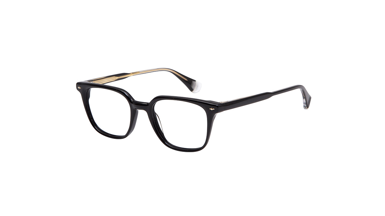 Paire de lunettes de vue Gigi-studio Joe couleur noir - Côté à angle - Doyle